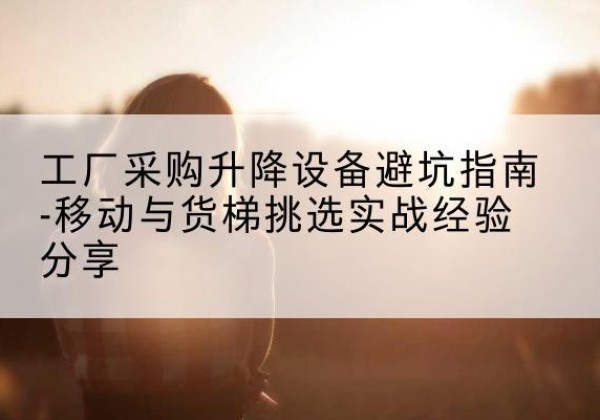 费县移动式升降机怎么选-工厂采购升降设备避坑指南-移动与货梯挑选实战经验分享
